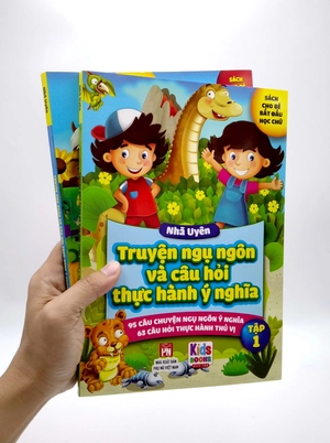 bộ sách truyện ngụ ngôn và câu hỏi thực hành ý nghĩa - 95 câu chuyện ngụ ngôn ý nghĩa (bộ 2 tập)