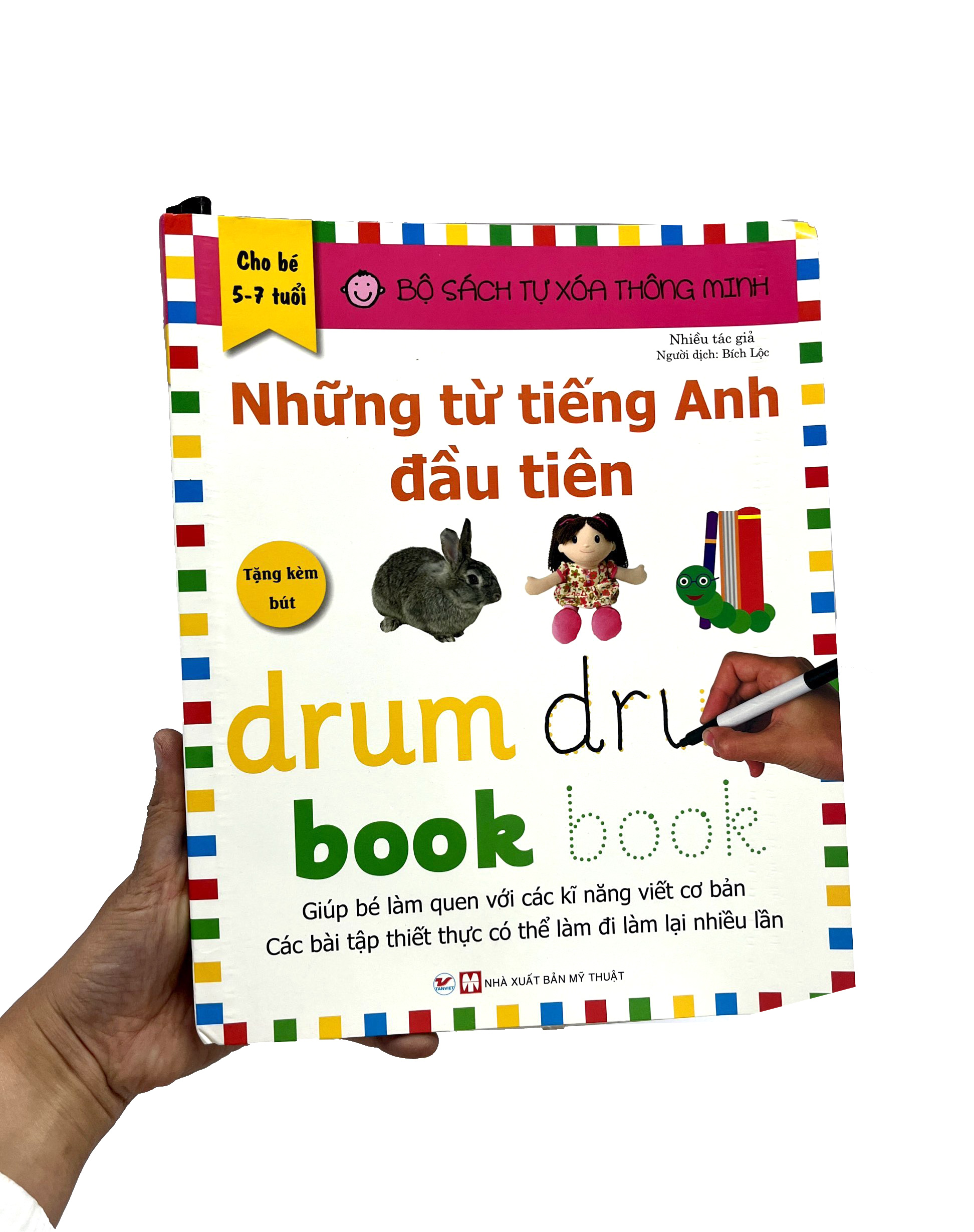 bộ sách tự xóa thông minh - những từ tiếng anh đầu tiên (5 -7 tuổi)