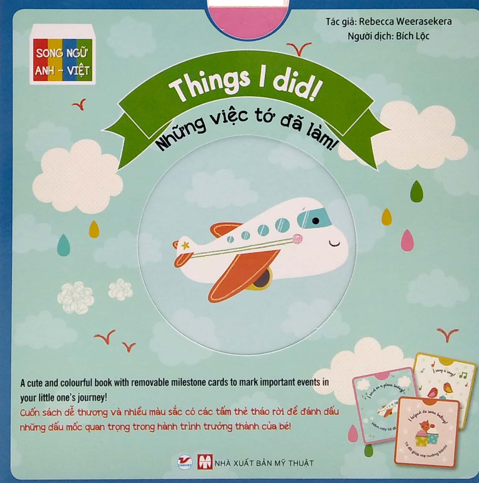 bộ sách tương tác - song ngữ anh việt: tớ tập đếm + những điều đầu tiên + những việc tớ đã làm + ngày hôm nay của tớ (bộ 4 cuốn)