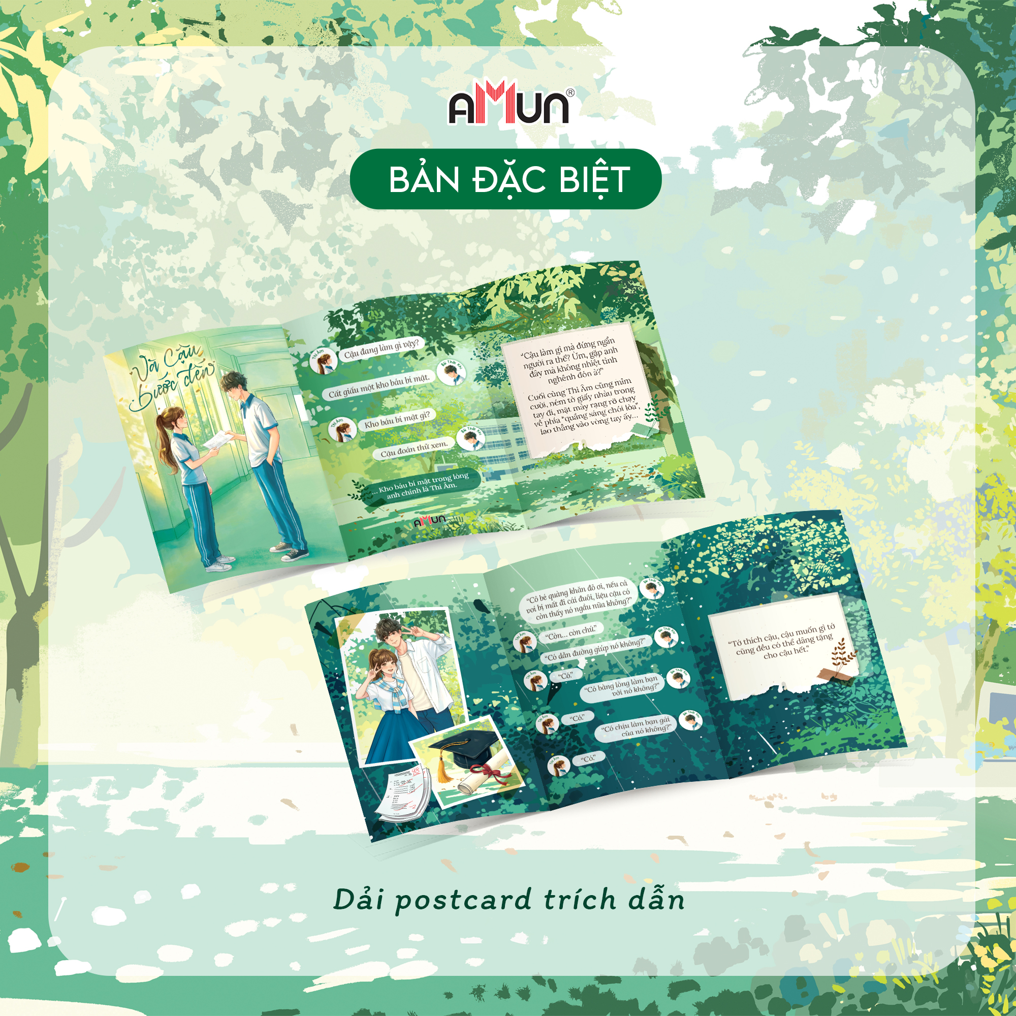 Bộ Sách Và Cậu Bước Đến - Tập 1 + Tập 2 (Bộ 2 Tập) - Bản Đặc Biệt - Tặng Kèm 2 Bookmark + 1 Postcard + 1 Standee + 1 Dải Postcard