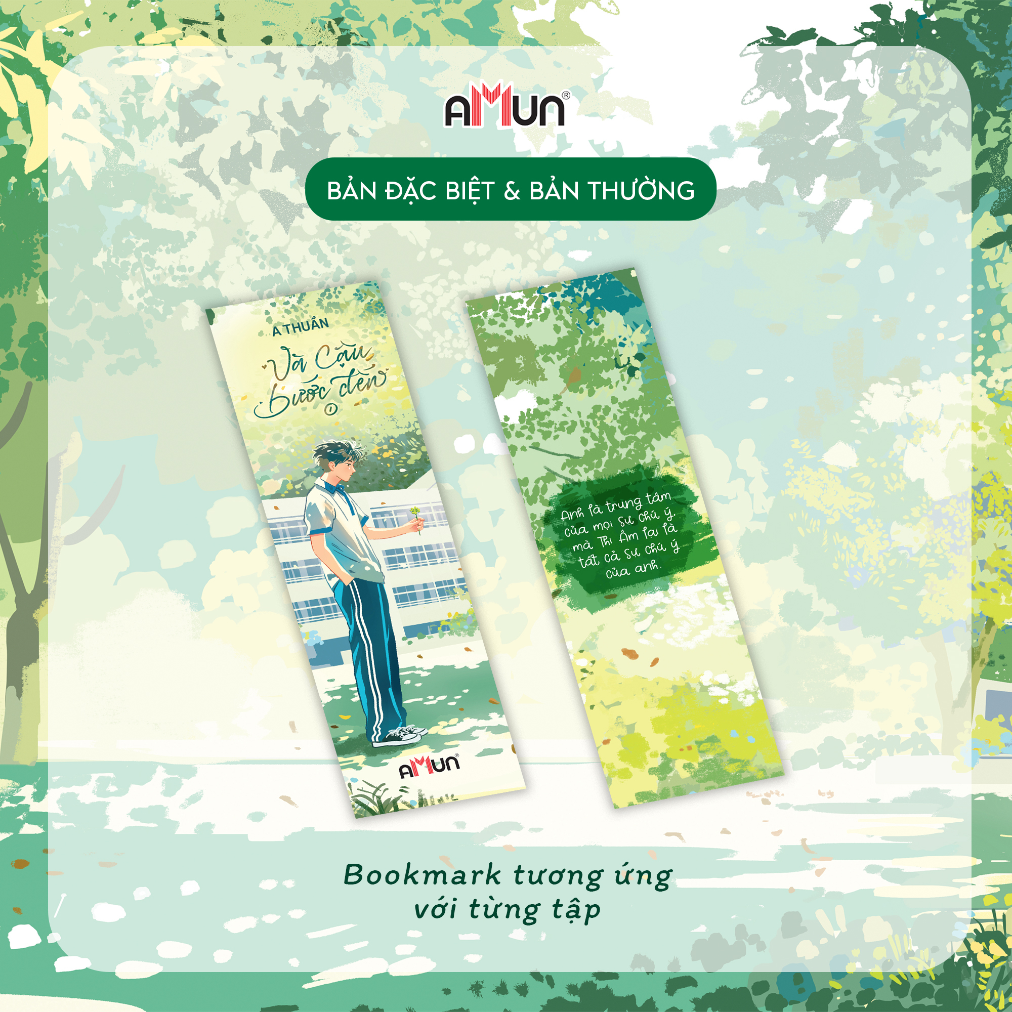 Bộ Sách Và Cậu Bước Đến - Tập 1 + Tập 2 (Bộ 2 Tập) - Bản Đặc Biệt - Tặng Kèm 2 Bookmark + 1 Postcard + 1 Standee + 1 Dải Postcard