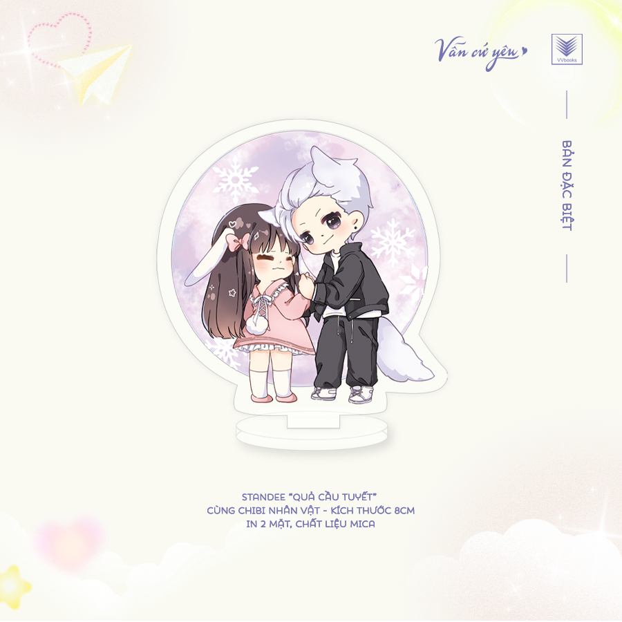 bộ sách vẫn cứ yêu - tập 1 + tập 2 (bộ 2 tập) (tái bản 2025) - bản đặc biệt - tặng kèm 6 trang phụ bản + 2 bookmark + 1 postcard “viên mãn” có chữ ký in của tác giả + standee “quả cầu tuyết” + 1 postcard zigzag “lịch ngày yêu”