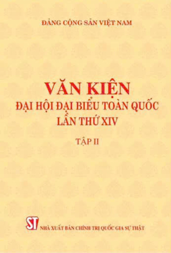 Bộ Sách Văn Kiện Đại Hội Đại Biểu Toàn Quốc Lần Thứ XIV - Tập 1 + Tập 2 (Bộ 2 Tập)