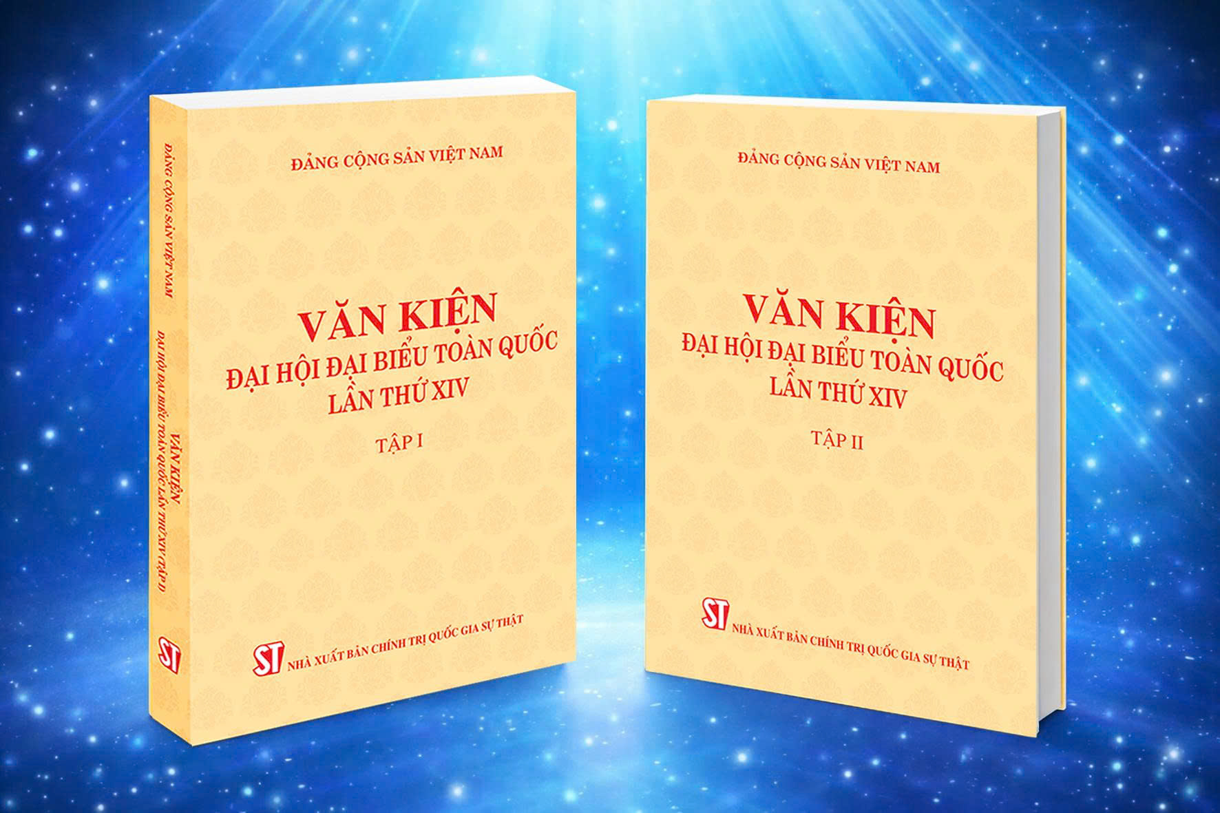 Bộ Sách Văn Kiện Đại Hội Đại Biểu Toàn Quốc Lần Thứ XIV - Tập 1 + Tập 2 (Bộ 2 Tập)