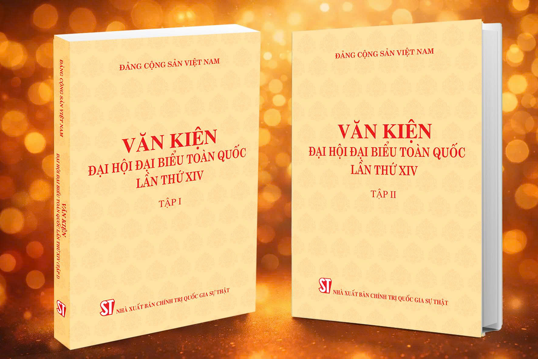 Bộ Sách Văn Kiện Đại Hội Đại Biểu Toàn Quốc Lần Thứ XIV - Tập 1 + Tập 2 (Bộ 2 Tập)