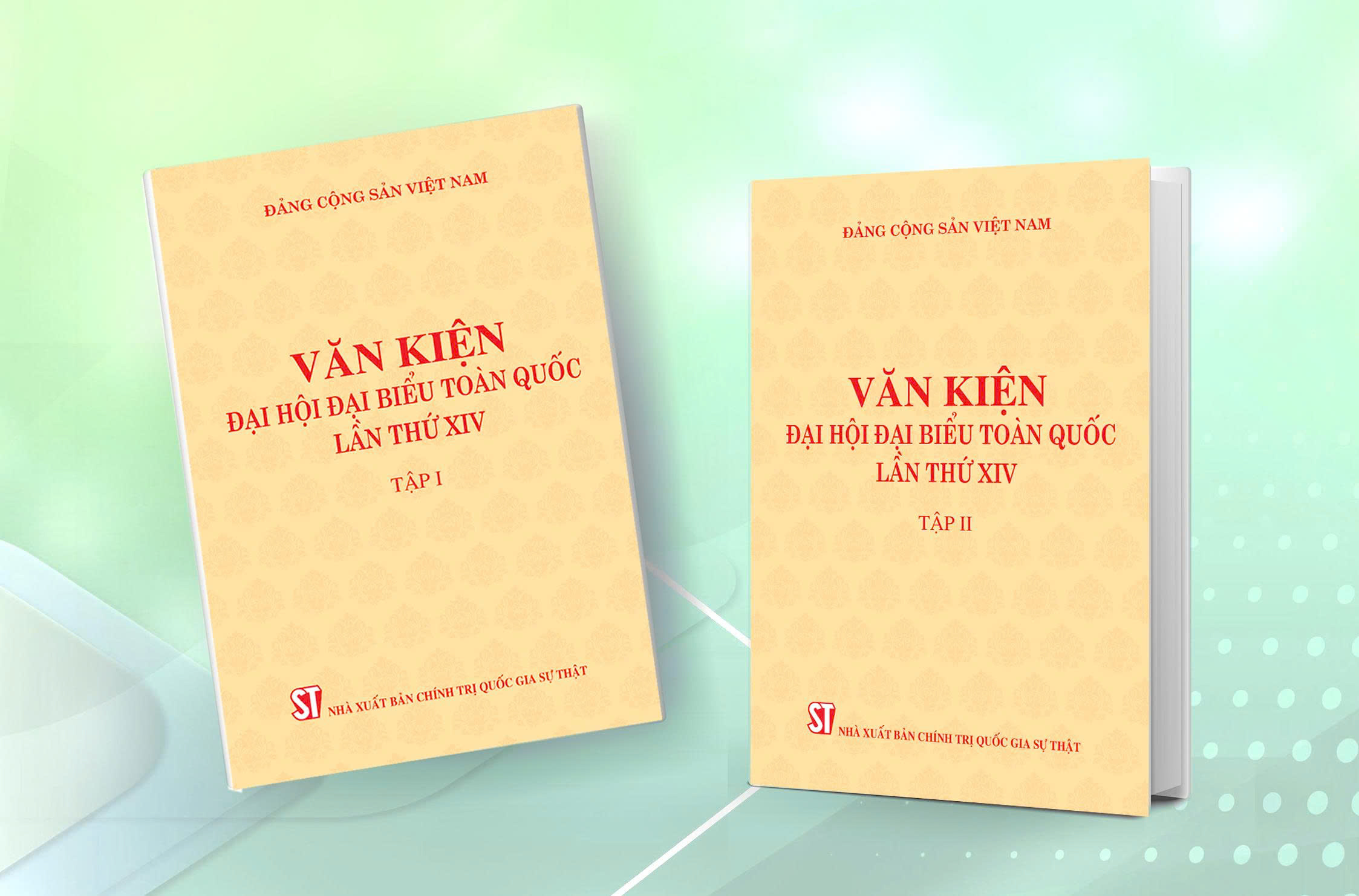 Bộ Sách Văn Kiện Đại Hội Đại Biểu Toàn Quốc Lần Thứ XIV - Tập 1 + Tập 2 (Bộ 2 Tập)