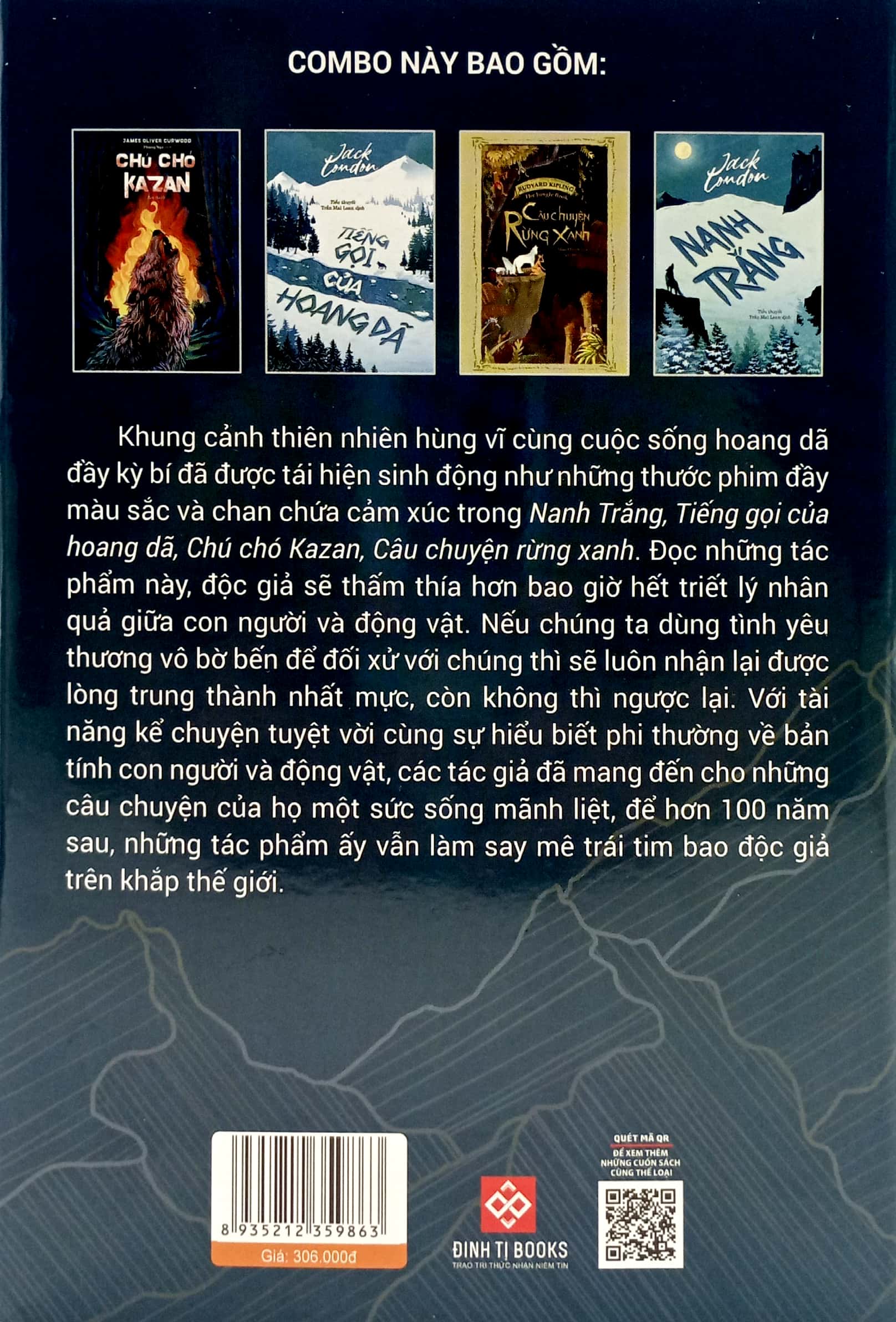 bộ sách về miền hoang dã (bộ 4 tập)