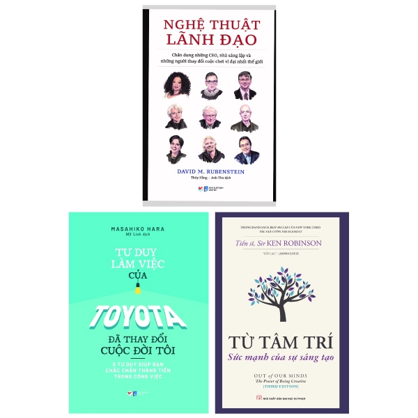 bộ sách về nghệ thuật lãnh đạo và phát triển doanh nghiệp (bộ 3 cuốn)
