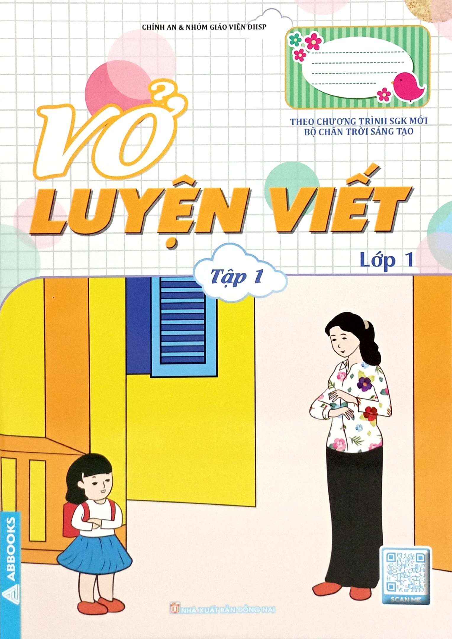 Bo Sach Vo Luyen Viet Lop 1 - Tap 1 + Tap 2 (Chan Troi)