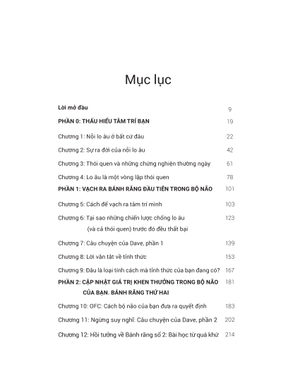 bộ sách vượt qua âu lo, chữa lành tâm trí + tự chủ với âu lo, tự do với cảm xúc (bộ 2 cuốn)