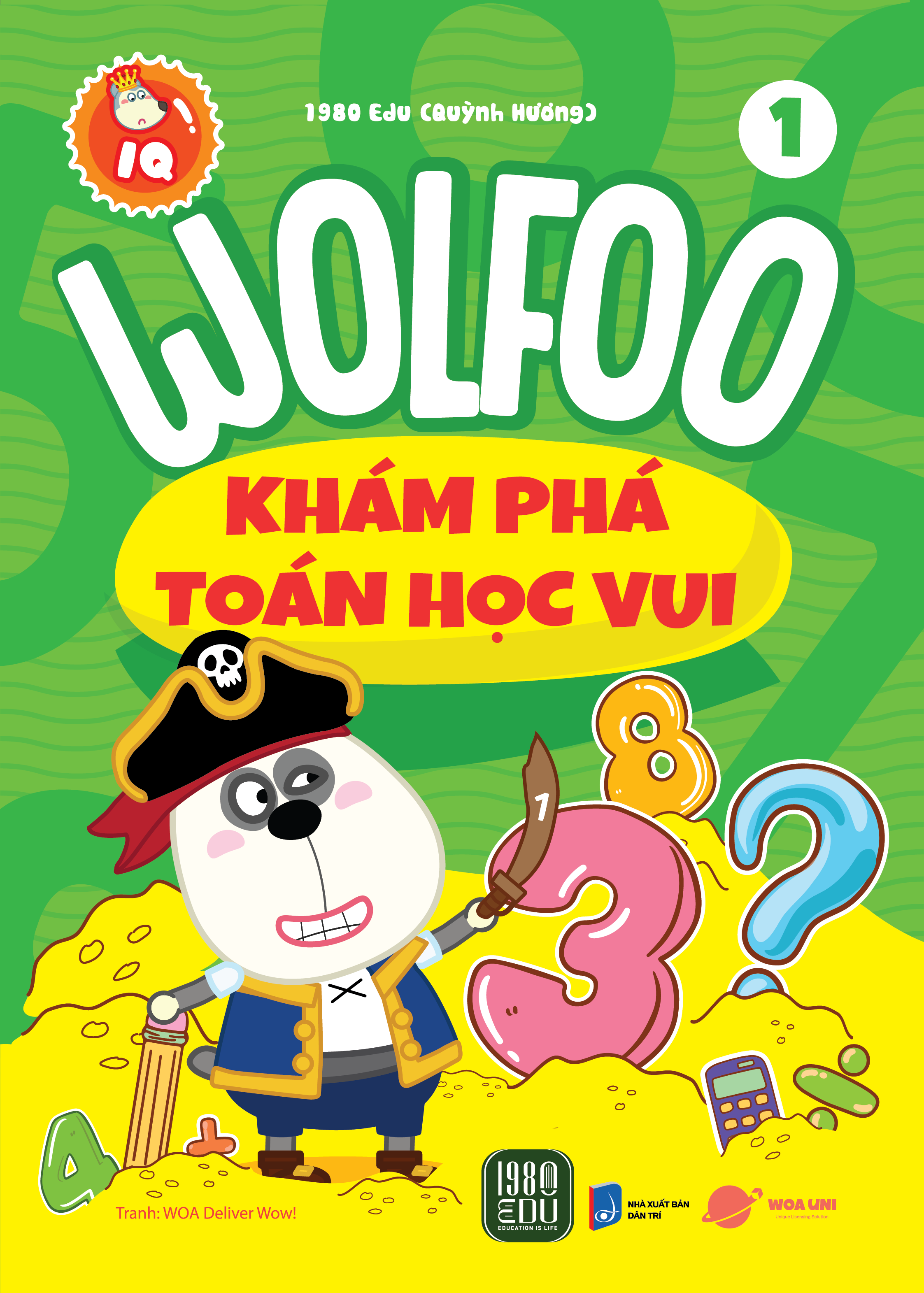 bộ sách wolfoo khám phá toán học vui - tập 1-4 (bộ 4 cuốn)
