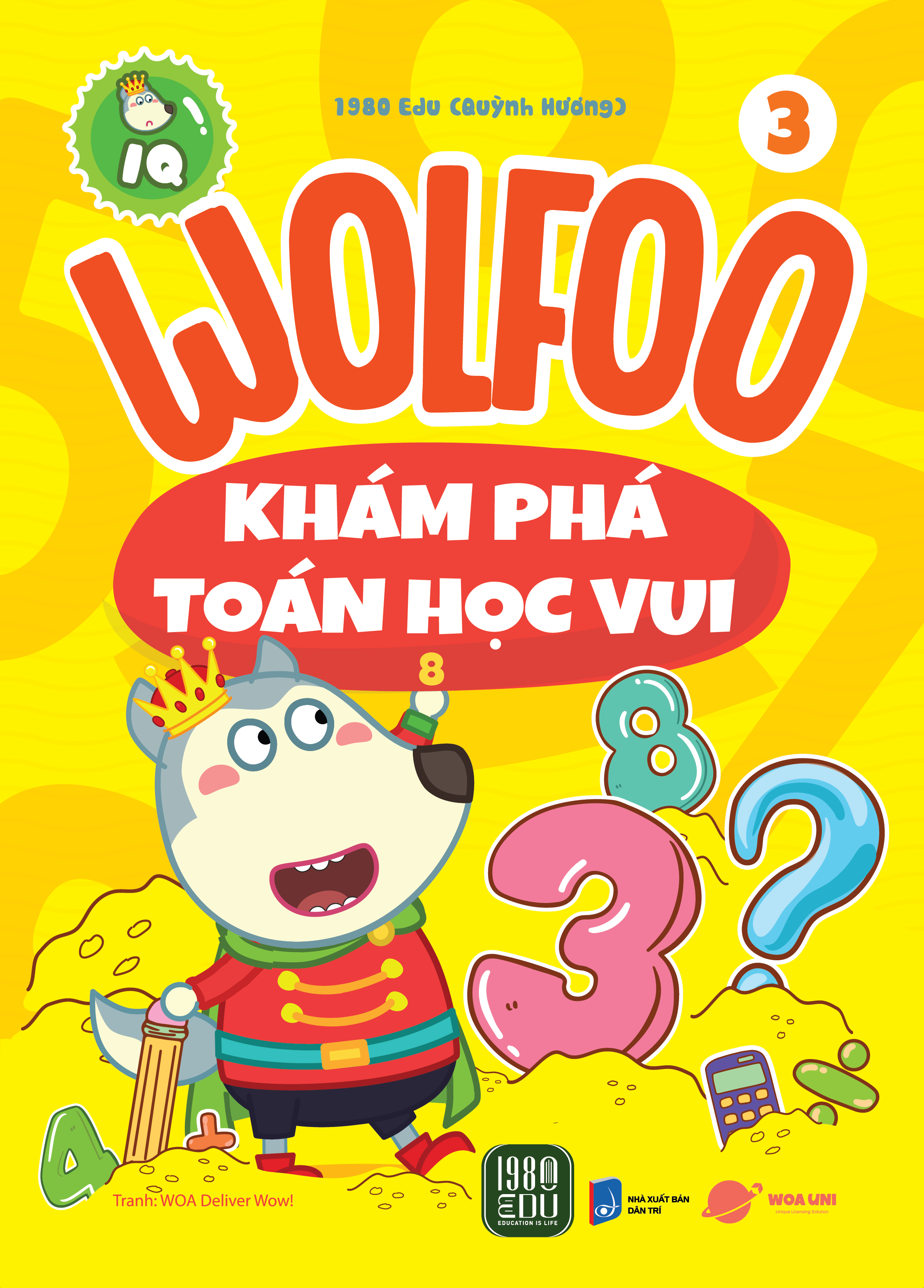 bộ sách wolfoo khám phá toán học vui - tập 1-4 (bộ 4 cuốn)