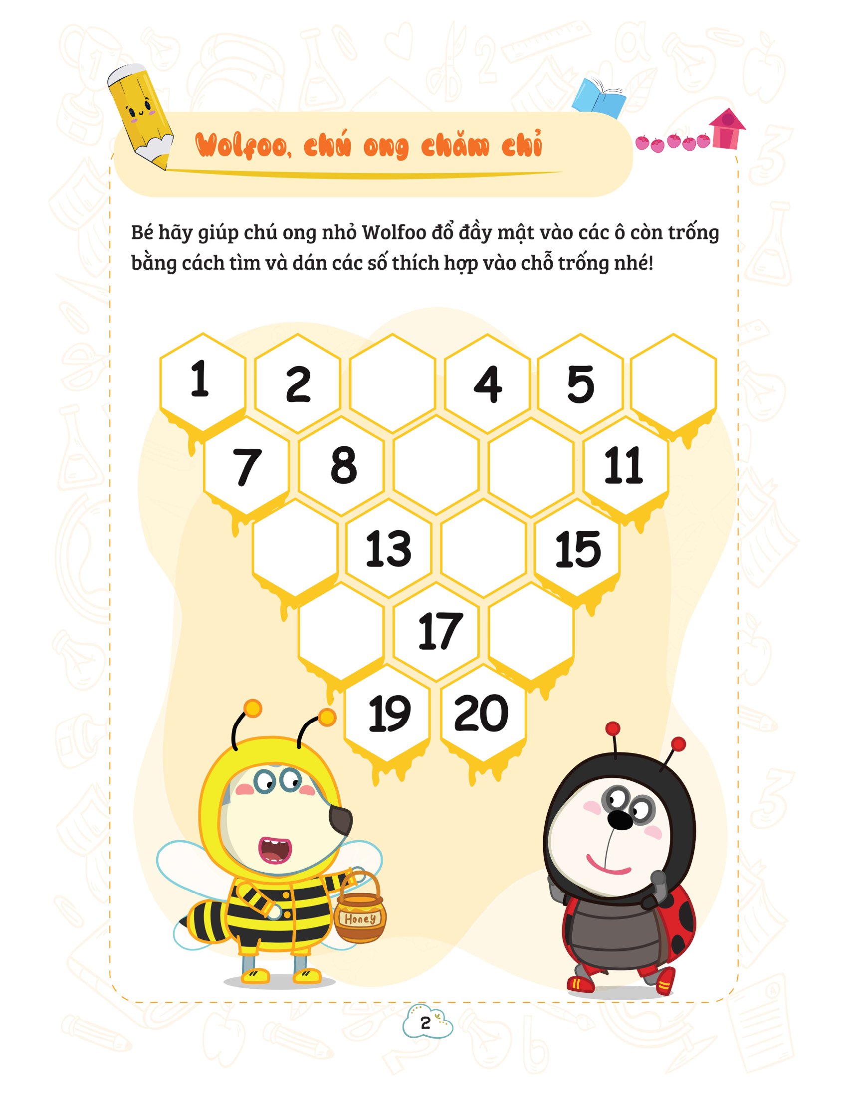 bộ sách wolfoo khám phá toán học vui - tập 1-4 (bộ 4 cuốn)