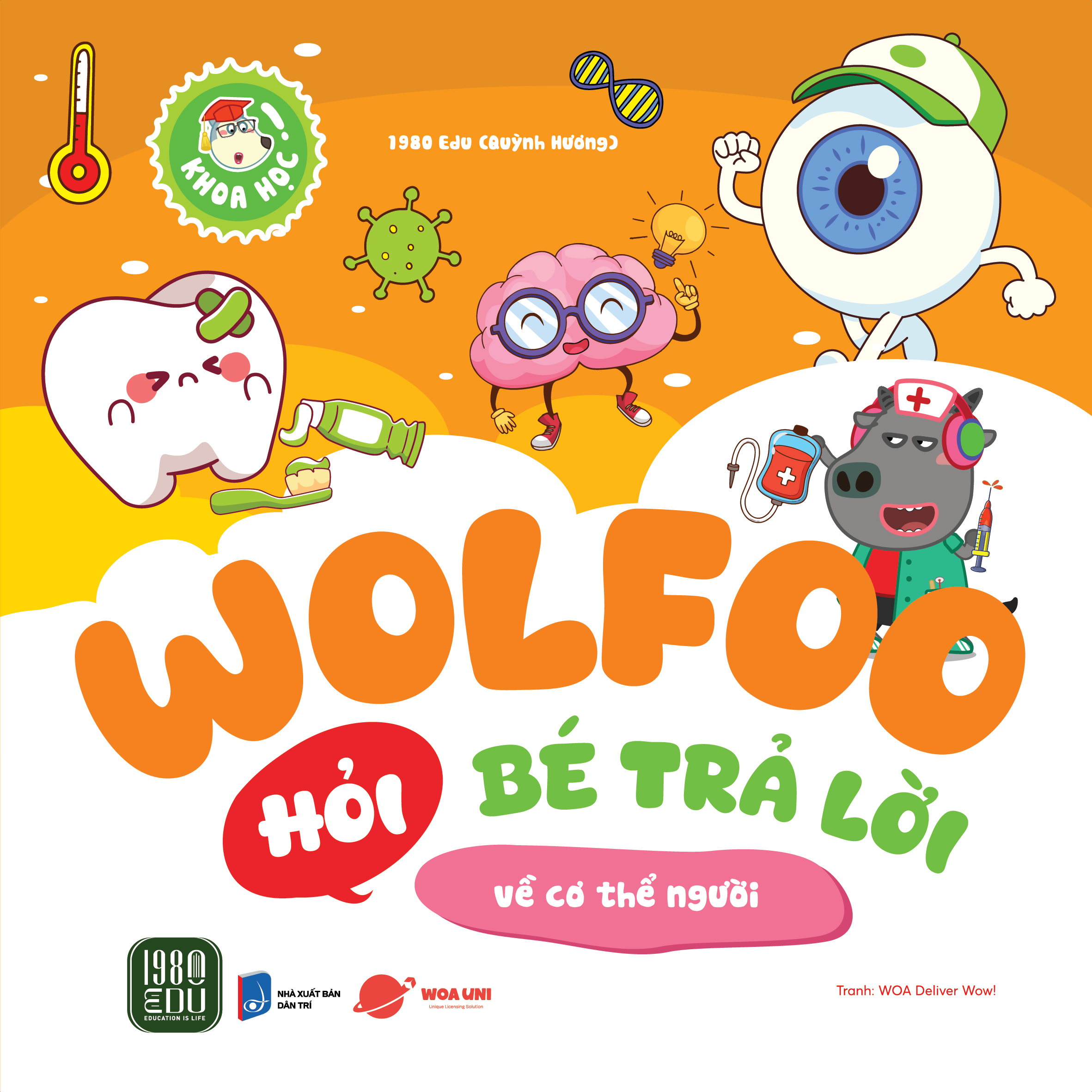 bộ sách wolfoo khoa học - wolfoo hỏi bé trả lời (bộ 6 cuốn)