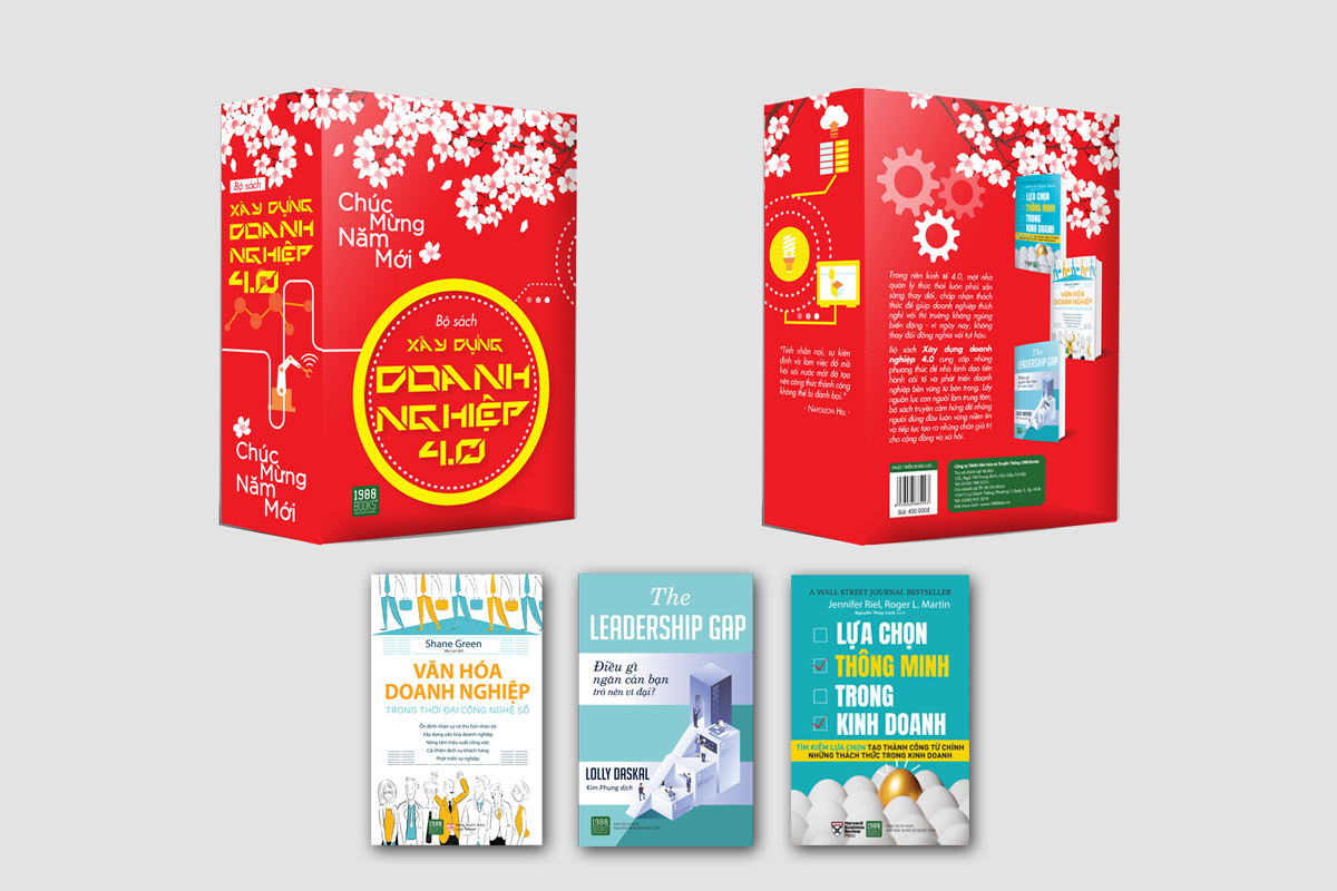 bộ sách “xây dựng doanh nghiệp 4.0” - quà tặng năm mới