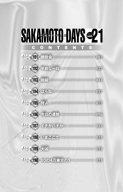 Bo
						
										
										SAKAMOTO DAYS 21