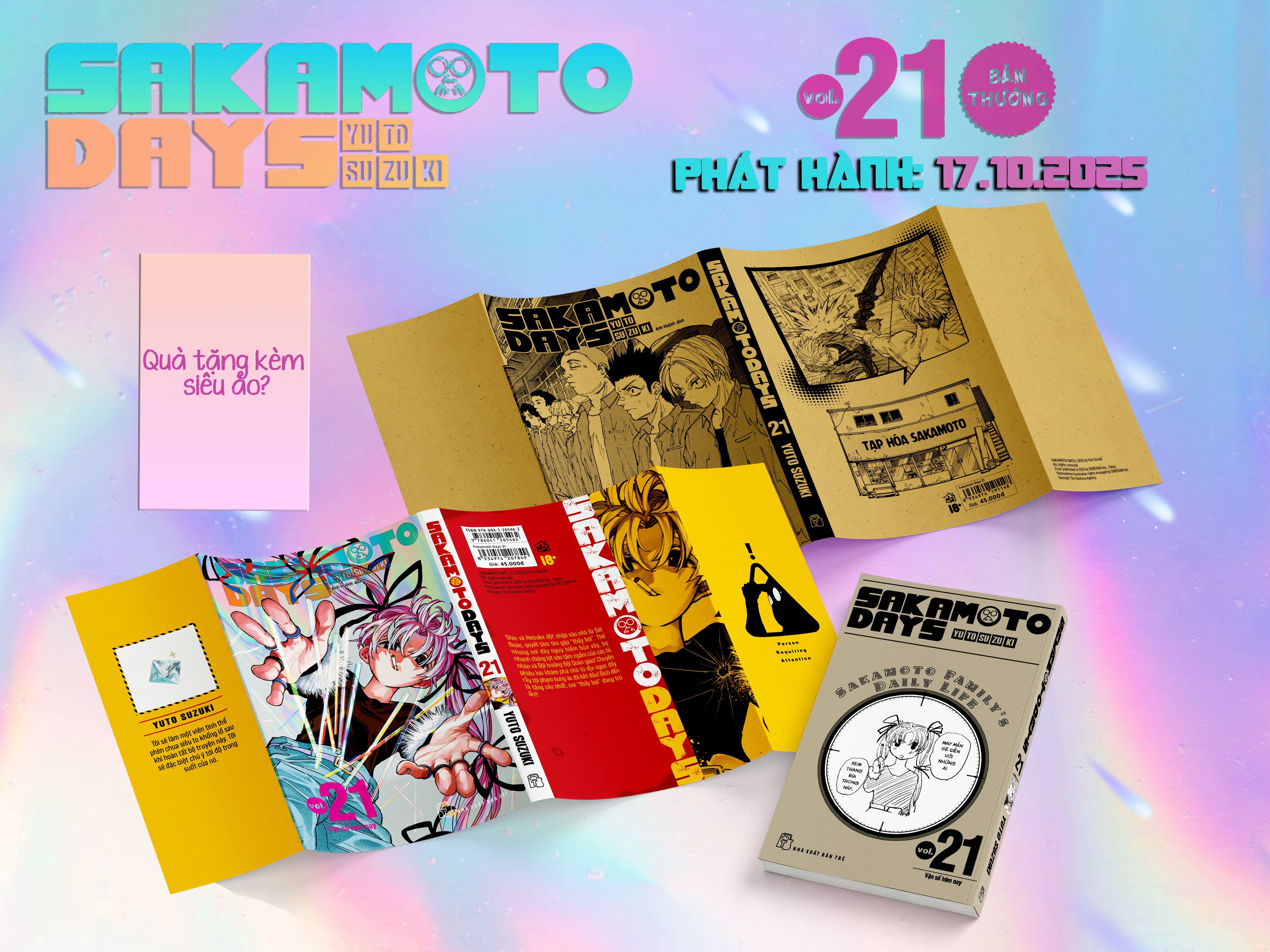 Bo
						
										
										Sakamoto Days - Tap 21 - Van So Hom Nay - Tang Kem Card PVC "Behind The Scene"