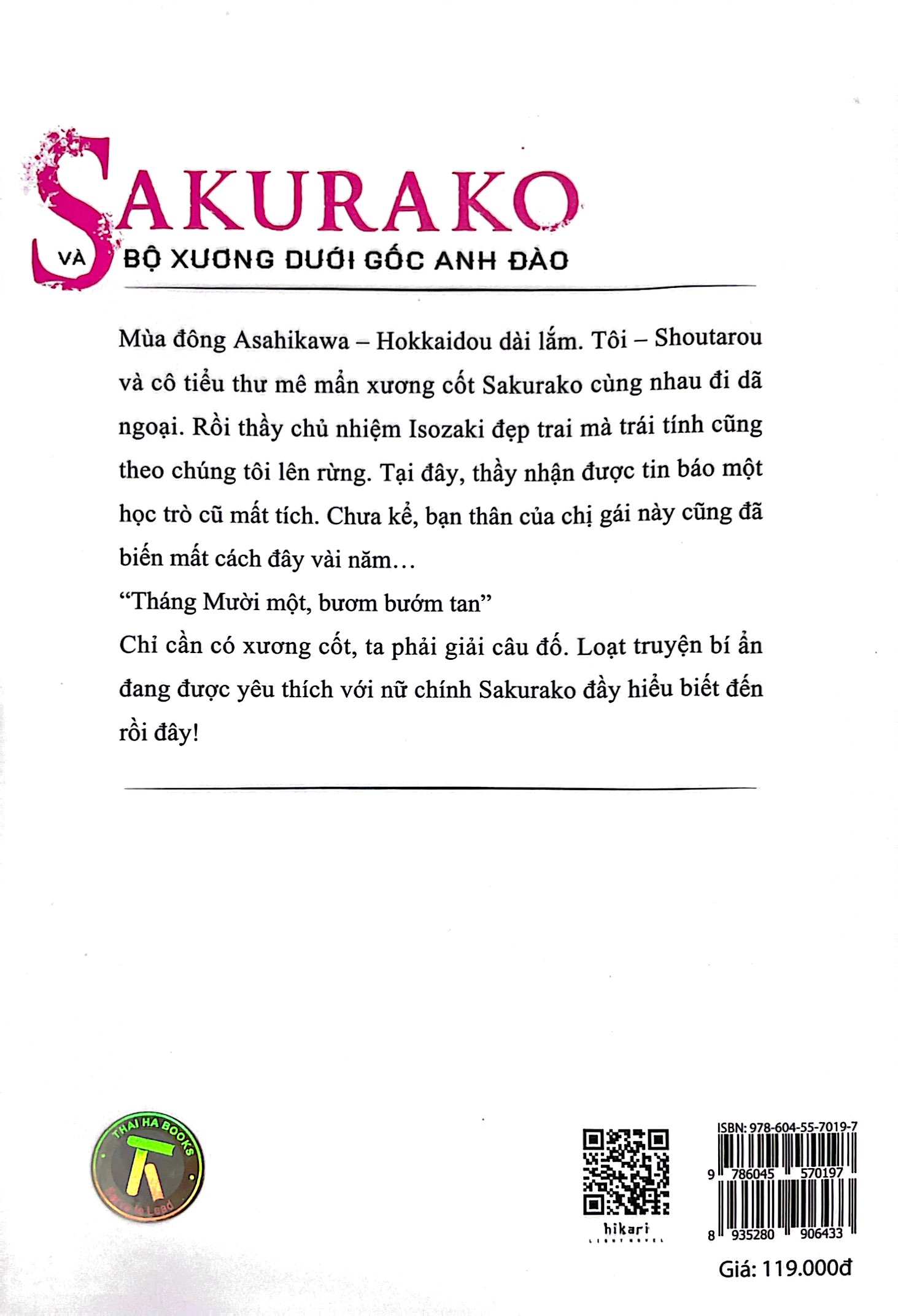 bộ sakurako và bộ xương dưới gốc anh đào - tập 4