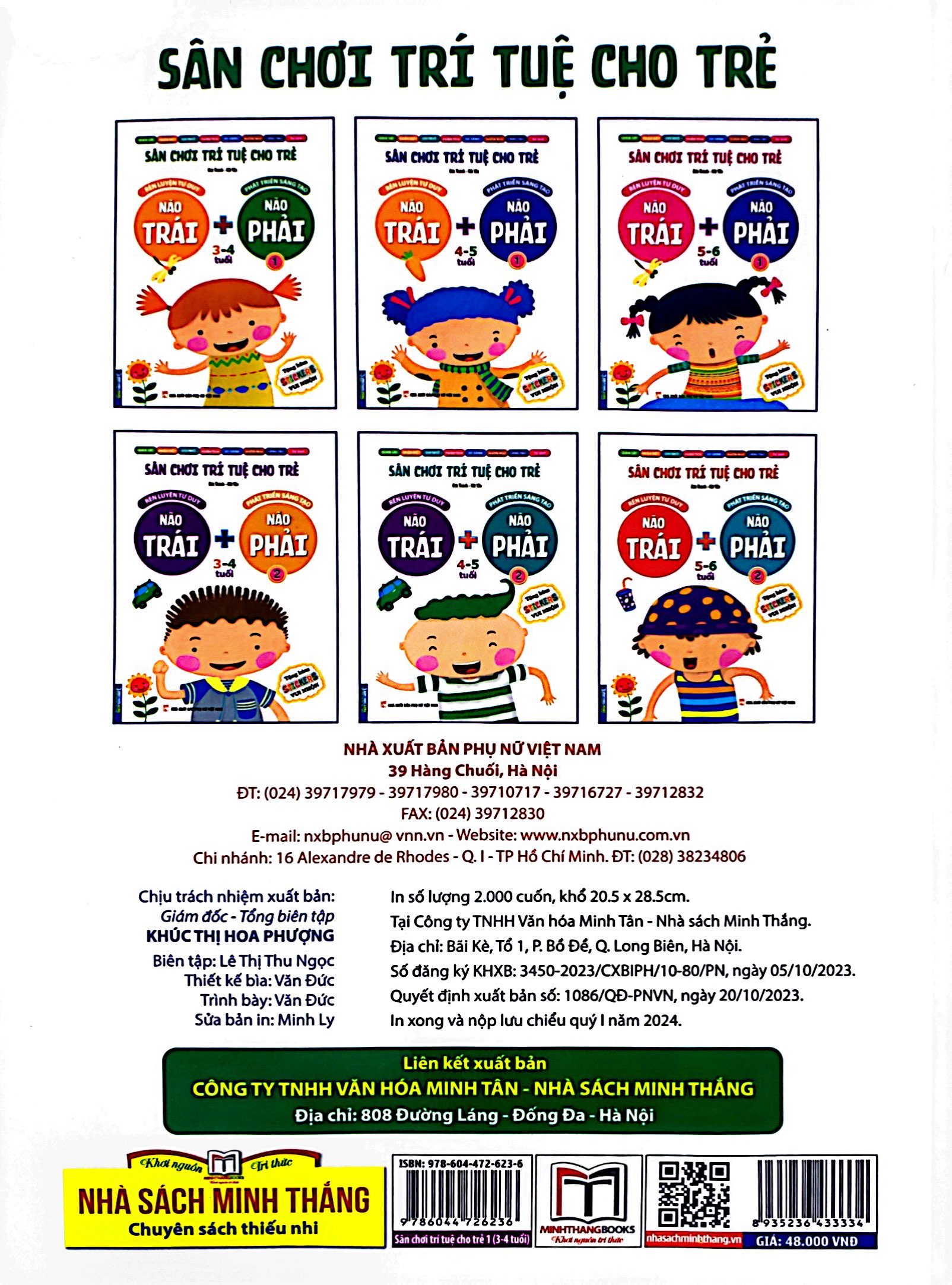 bộ sân chơi trí tuệ cho trẻ - rèn luyện tư duy não trái + phát triển sáng tạo não phải - dành cho bé 3-4 tuổi - tập 1