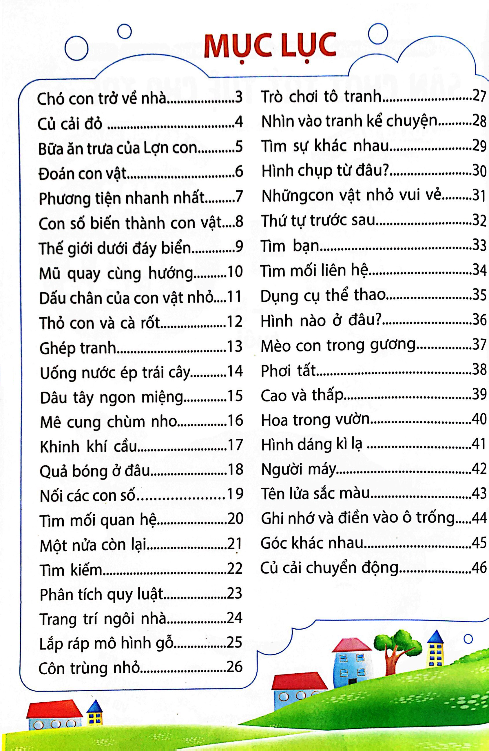 bộ sân chơi trí tuệ cho trẻ - rèn luyện tư duy não trái + phát triển sáng tạo não phải - dành cho bé 4-5 tuổi - tập 1