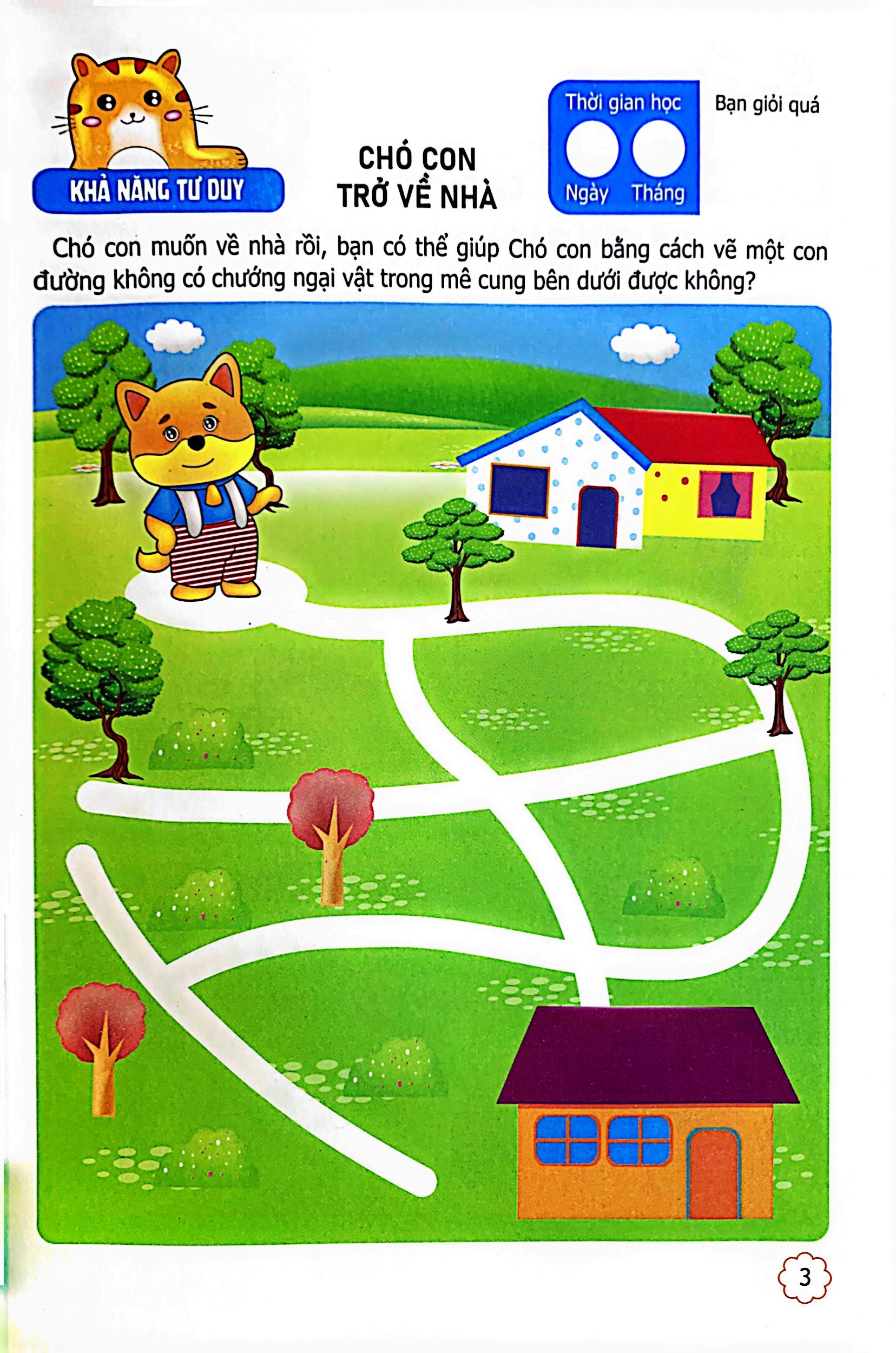 bộ sân chơi trí tuệ cho trẻ - rèn luyện tư duy não trái + phát triển sáng tạo não phải - dành cho bé 4-5 tuổi - tập 1