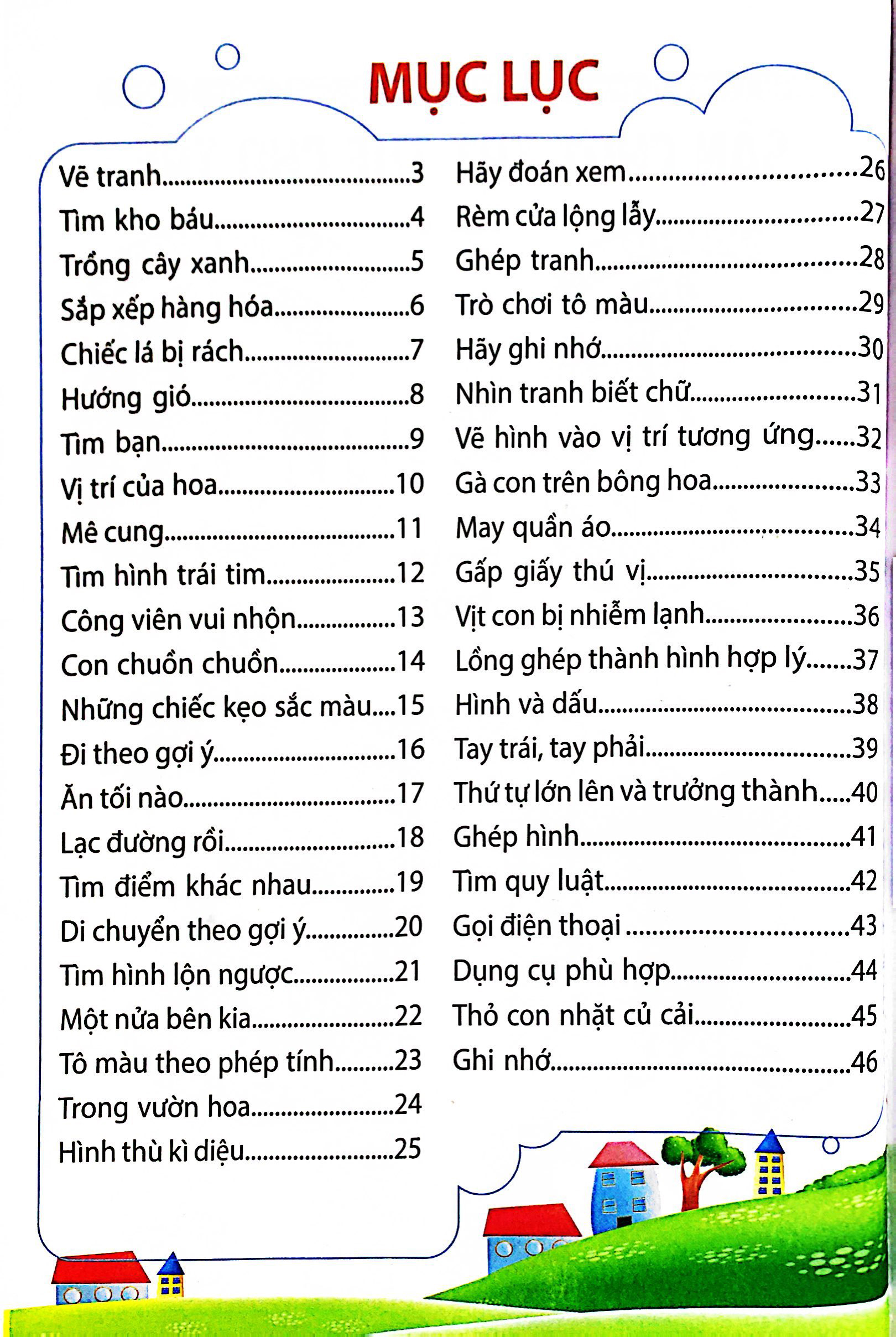 bộ sân chơi trí tuệ cho trẻ - rèn luyện tư duy não trái + phát triển sáng tạo não phải - dành cho bé 5-6 tuổi - tập 1