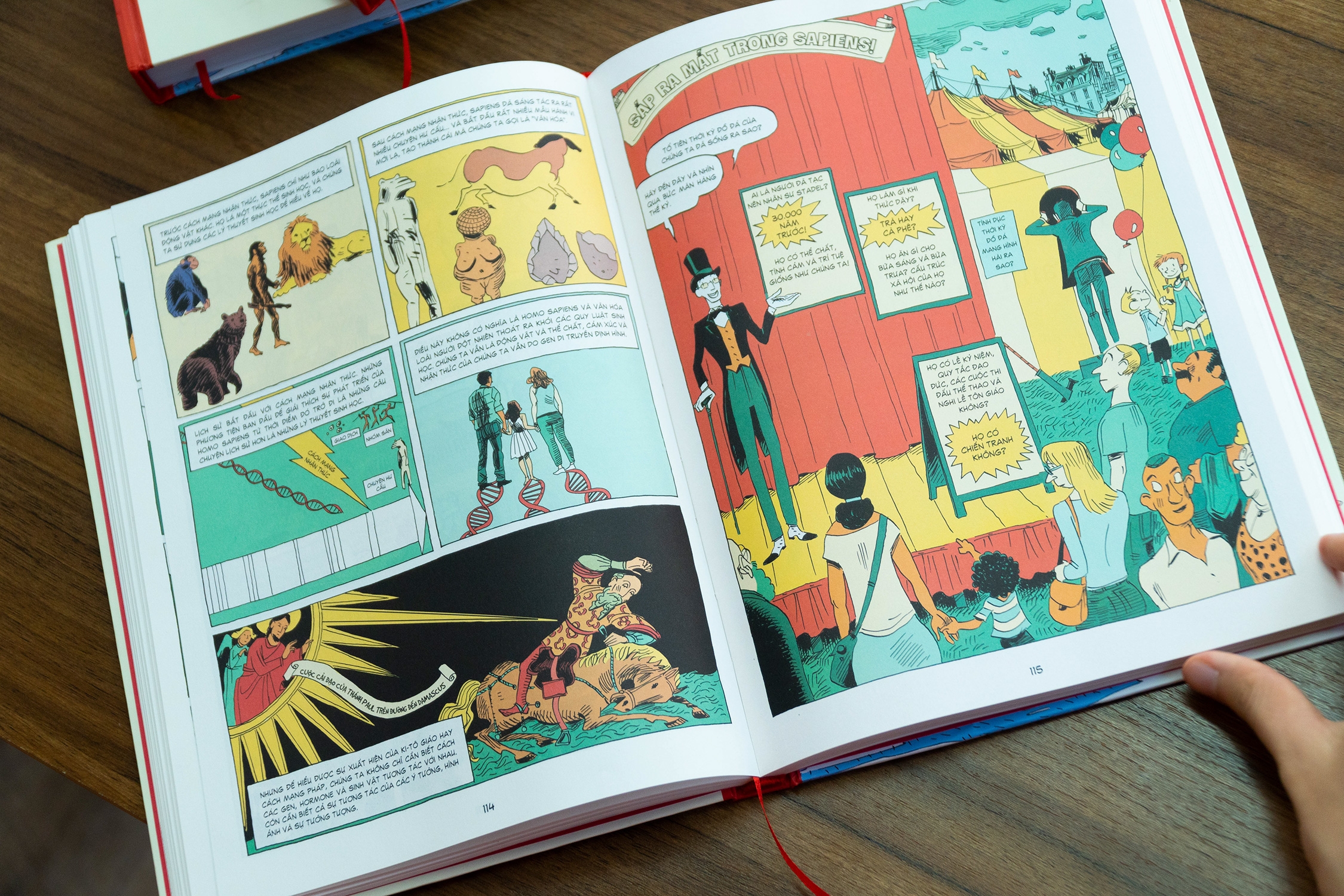 bộ sapiens - lược sử loài người bằng tranh - tập 1: khởi đầu của loài người