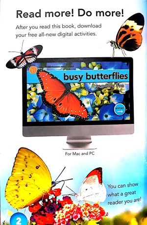 bộ scholastic discover more reader lvl 1: busy butterflies