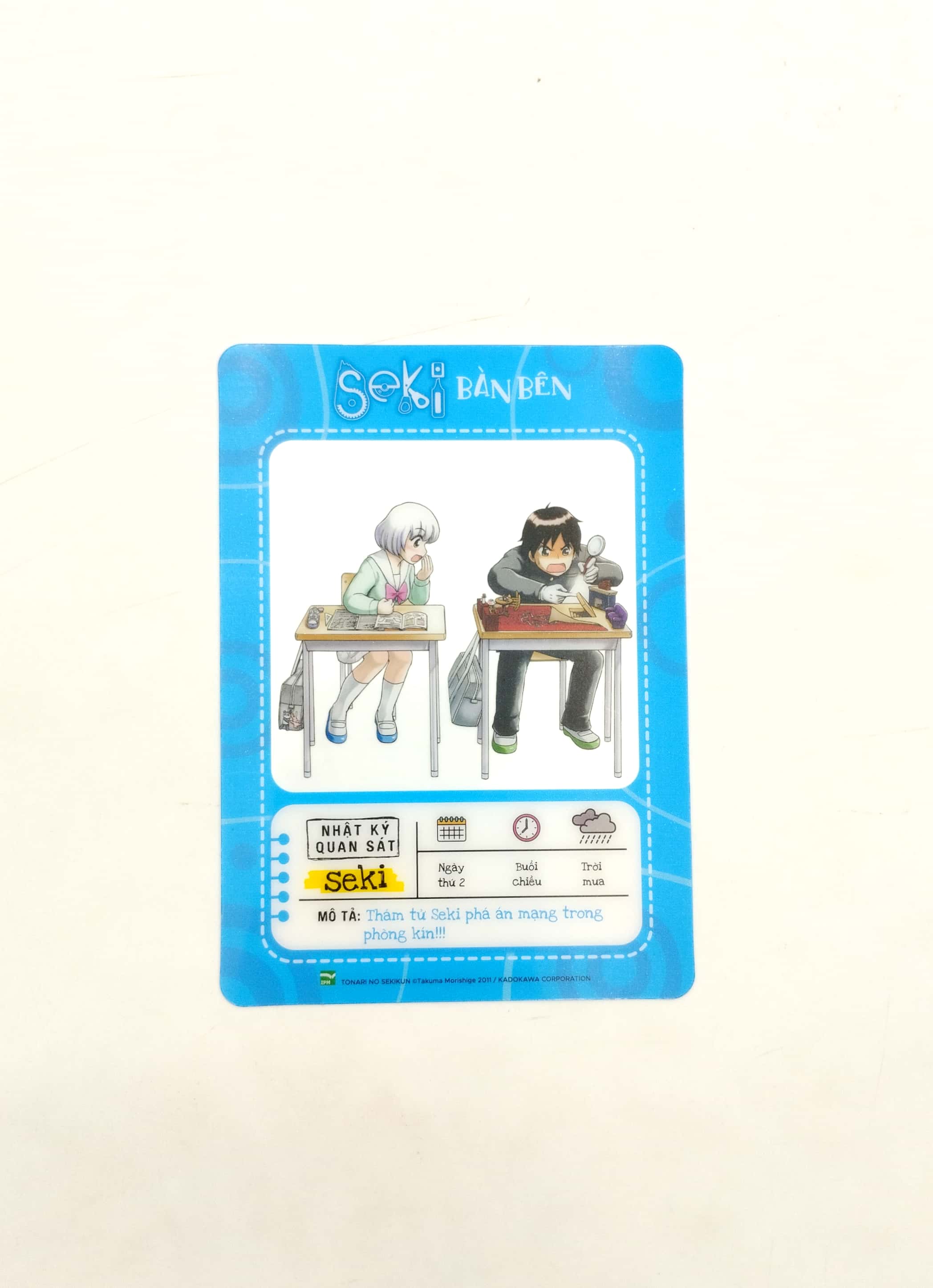 bộ seki bàn bên - tập 2 - tặng kèm clear card