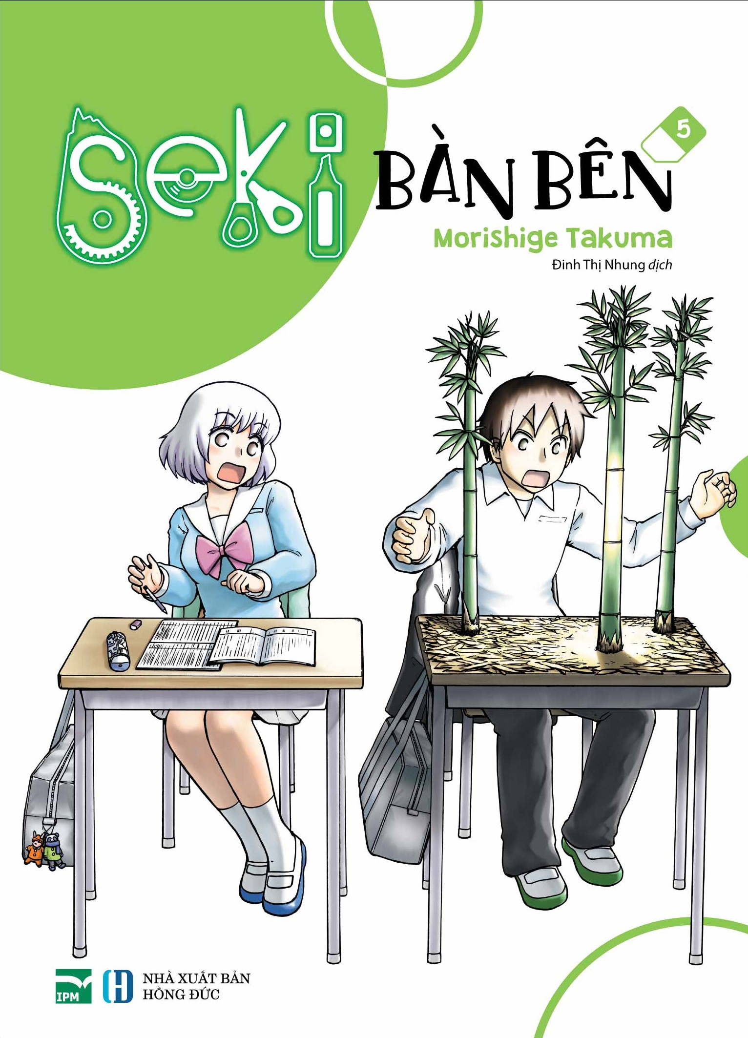 bộ seki bàn bên - tập 5 - tặng kèm sticker