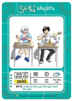bộ seki bàn bên - tập 6 - tặng kèm clear card