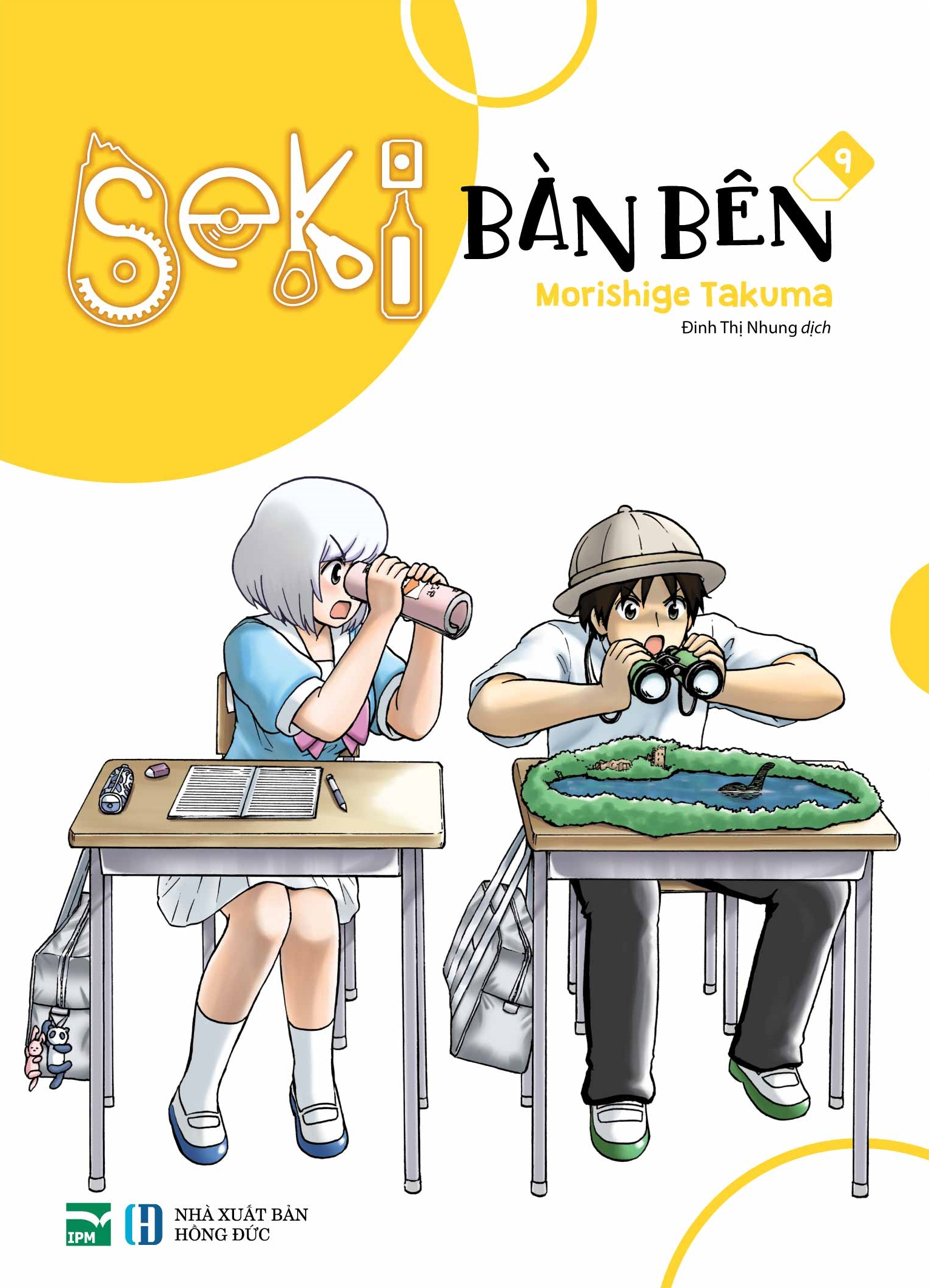 bộ seki bàn bên - tập 9 - bản đặc biệt - tặng kèm sticker