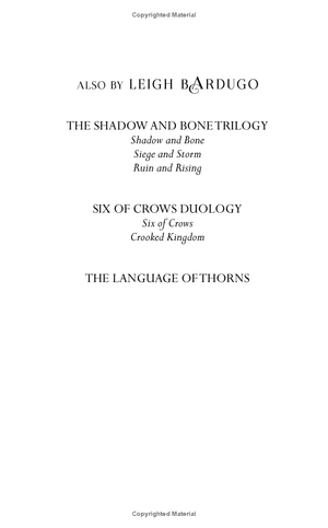 bộ shadow and bone book 2: siege and storm