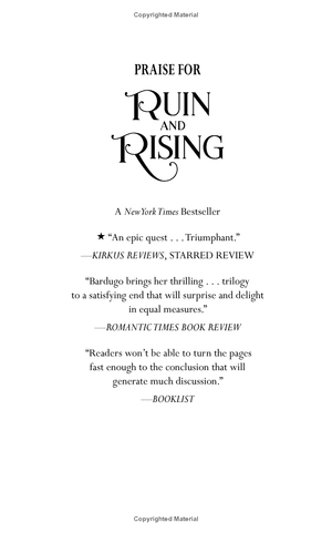bộ shadow and bone book 3: ruin and rising