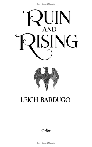 bộ shadow and bone book 3: ruin and rising