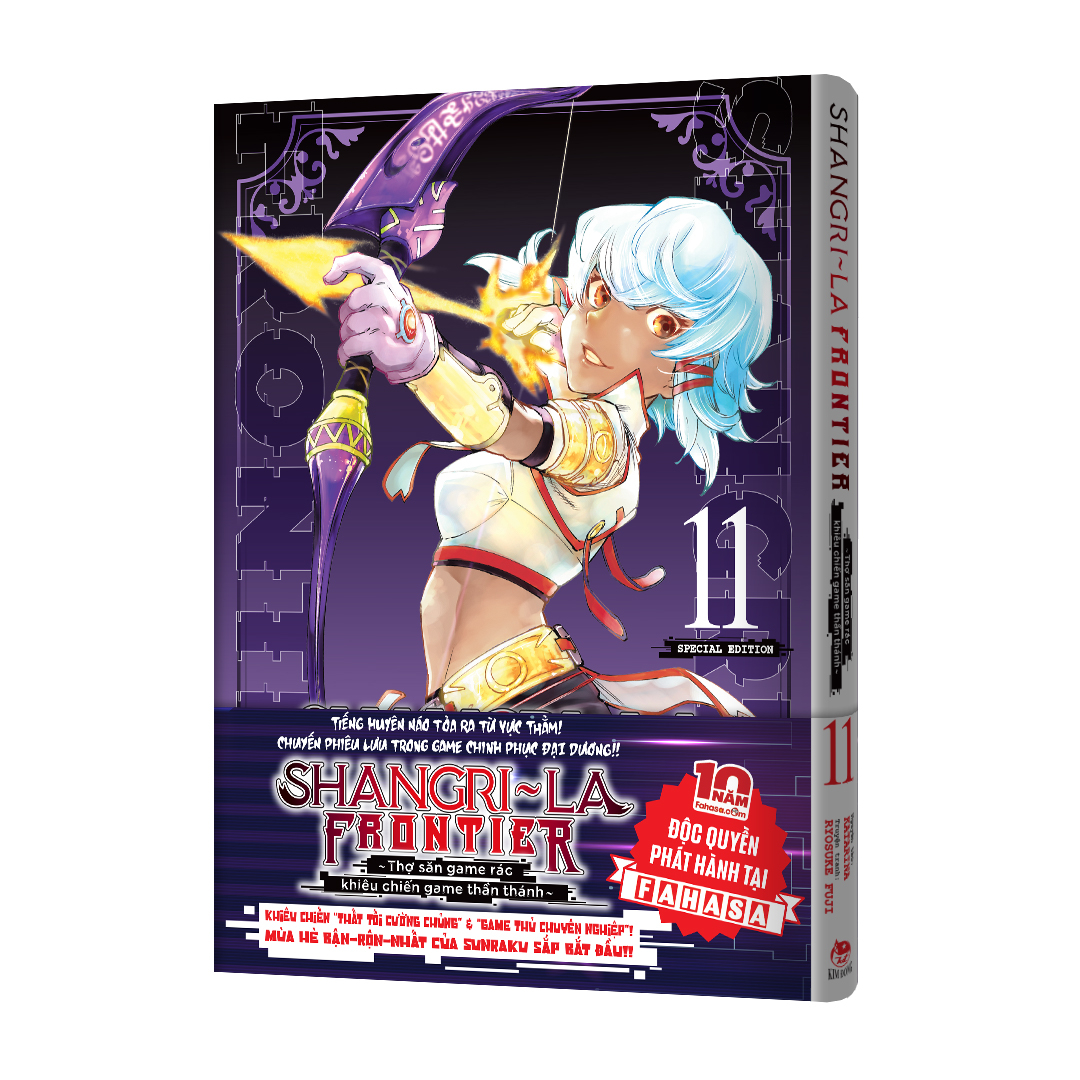 Bo
						
										
										Shangri-La Frontier - Tho San Game Rac Khieu Chien Game Than Thanh - Tap 11 - Ban Dac Biet - Tang Kem Bia Ao Thiet Ke Moi + Bia Hologram + Set 5 Standee PVC - Doc Quyen Fahasa