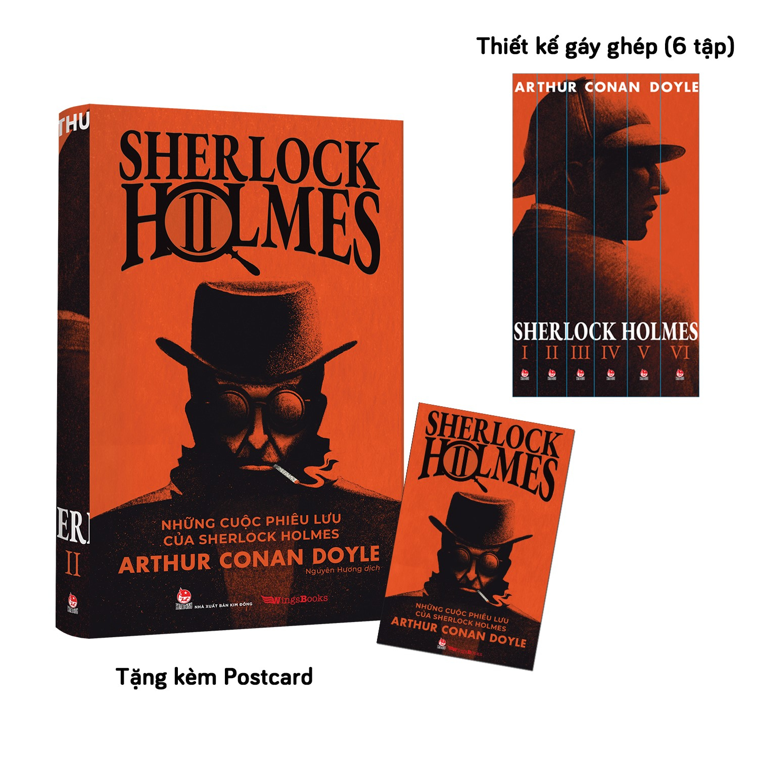 bộ sherlock holmes - tập 2 - những cuộc phiêu lưu của sherlock holmes - tặng kèm postcard