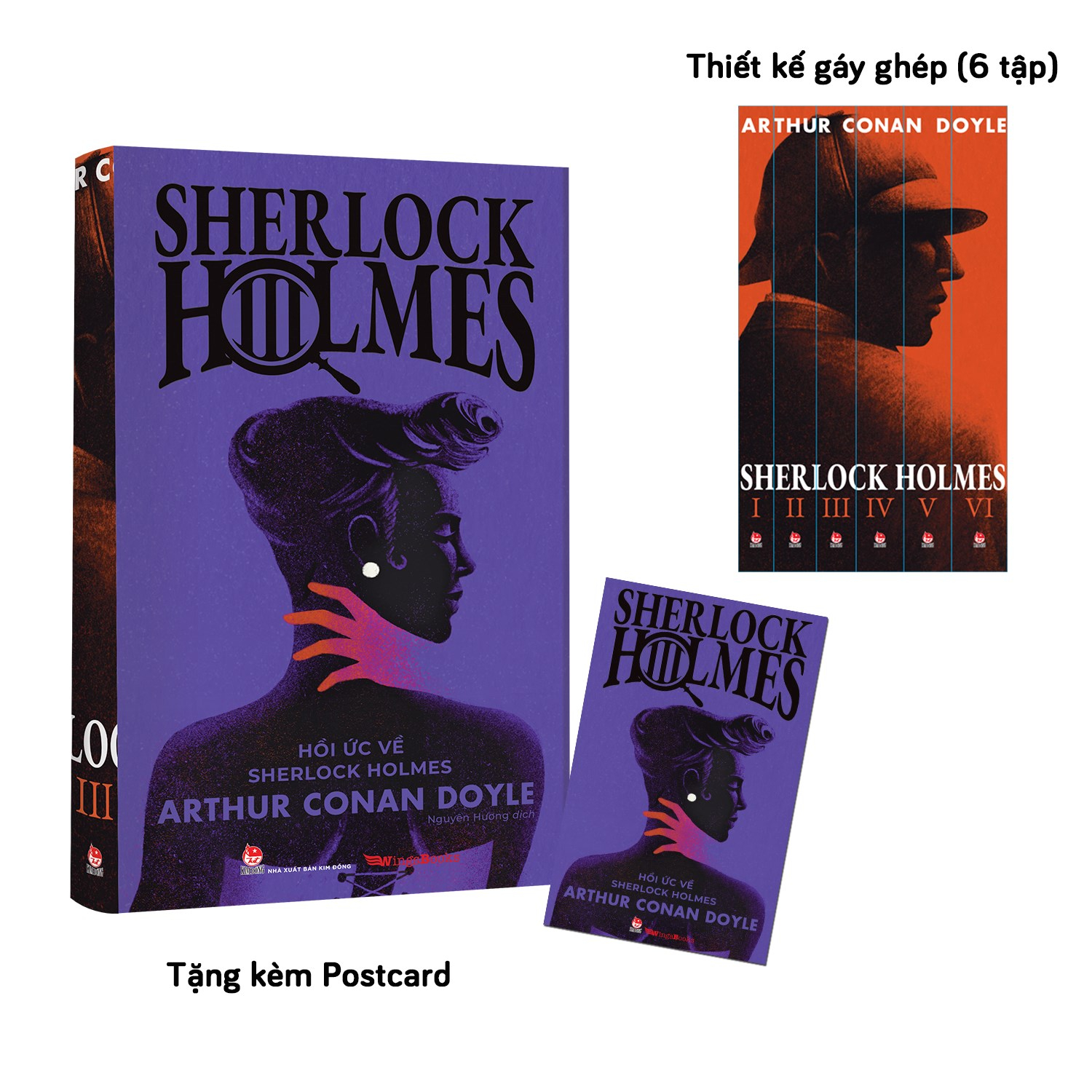 bộ sherlock holmes - tập 3 - hồi ức về sherlock holmes - tặng kèm postcard