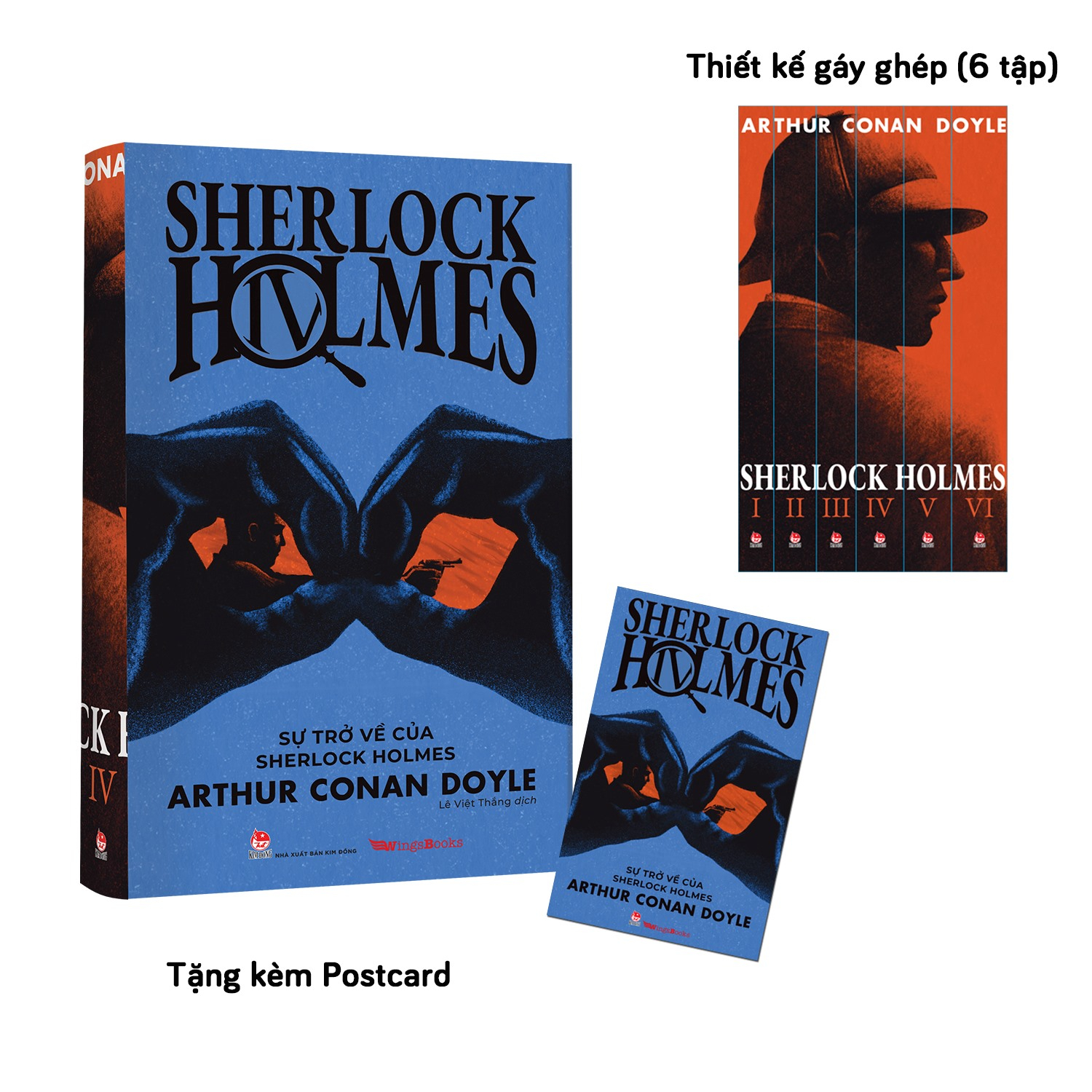 bộ sherlock holmes - tập 4 - sự trở về của sherlock holmes - tặng kèm postcard