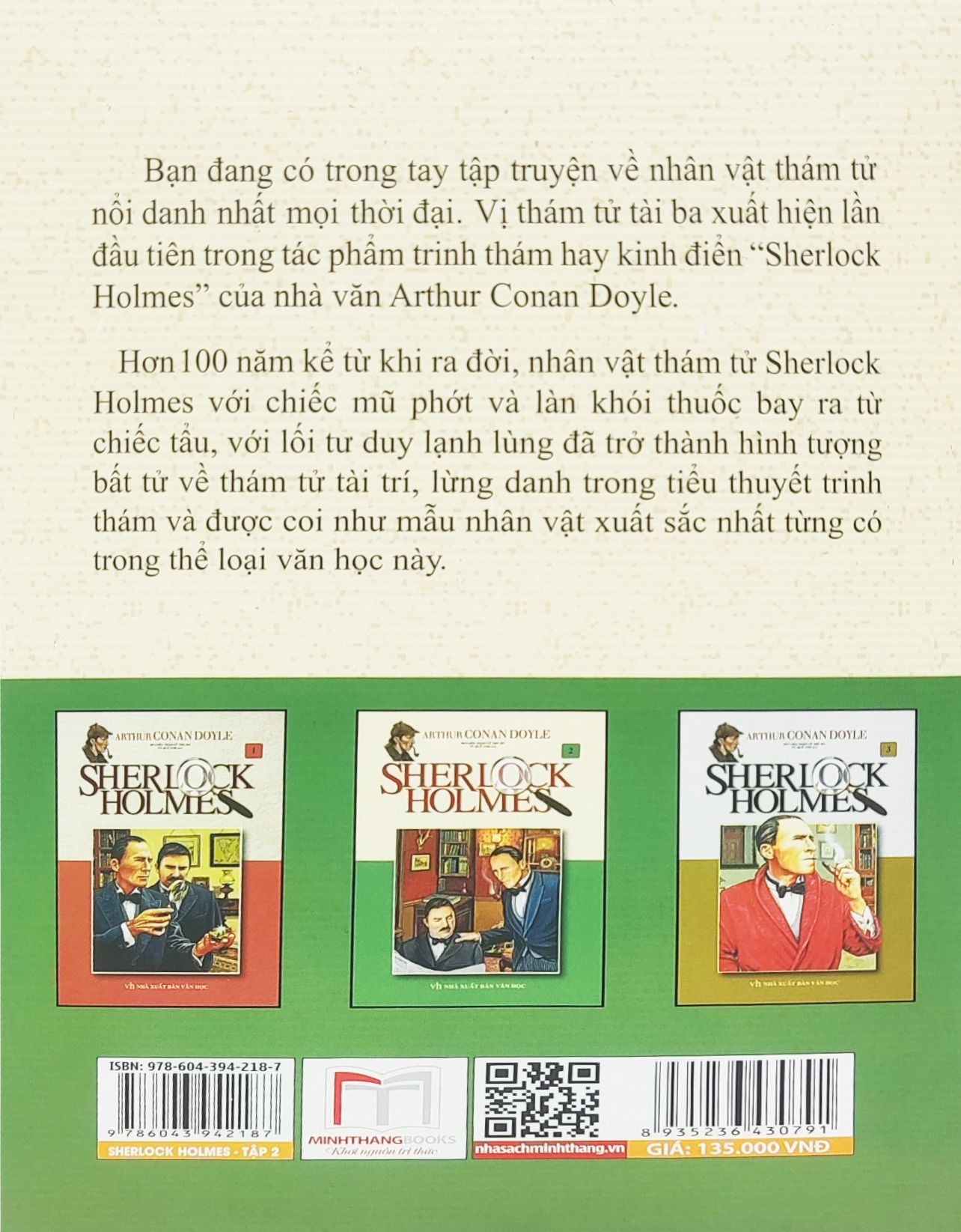 bộ sherlock holmes toàn tập - tập 2 (tái bản 2023)