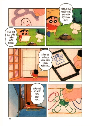 bộ shin - cậu bé bút chì - phiên bản hoạt hình màu - tập 10 (tái bản 2019)