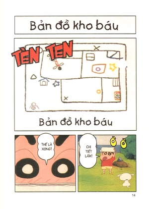 bộ shin - cậu bé bút chì - phiên bản hoạt hình màu - tập 10 (tái bản 2019)