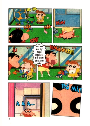 bộ shin - cậu bé bút chì - phiên bản hoạt hình màu - tập 10 (tái bản 2019)