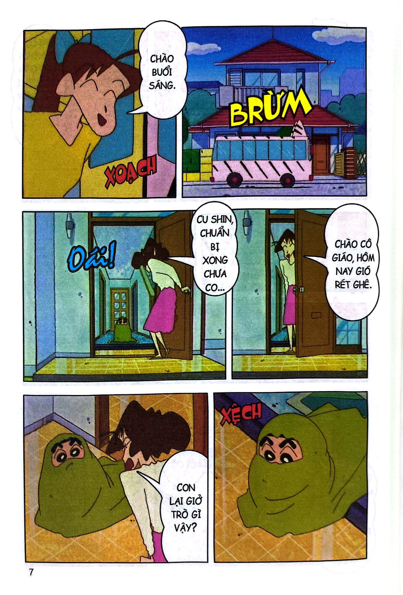 bộ shin - cậu bé bút chì - phiên bản hoạt hình màu - tập 11 - cu shin và trải nghiệm trượt tuyết (tái bản 2024)