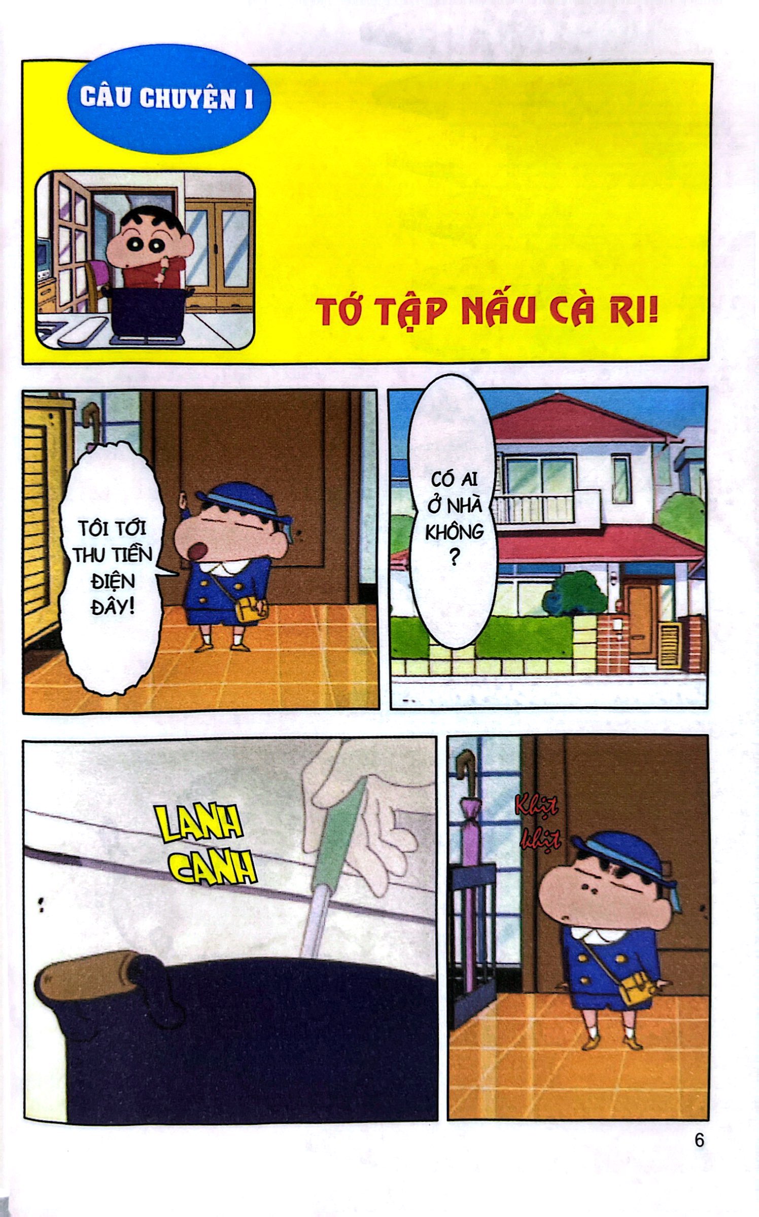 Bo
						
										
										Shin - Cau Be But Chi - Phien Ban Hoat Hinh Mau - Tap 13 - Mon Ca Ri Hao Hang Cua Bep Truong Shinnosuke (Tai Ban 2024)