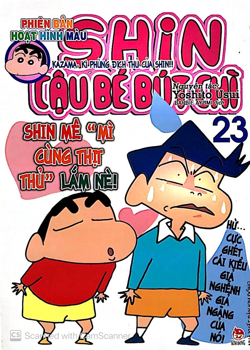 bộ shin - cậu bé bút chì - phiên bản hoạt hình màu - tập 23 (tái bản 2019)