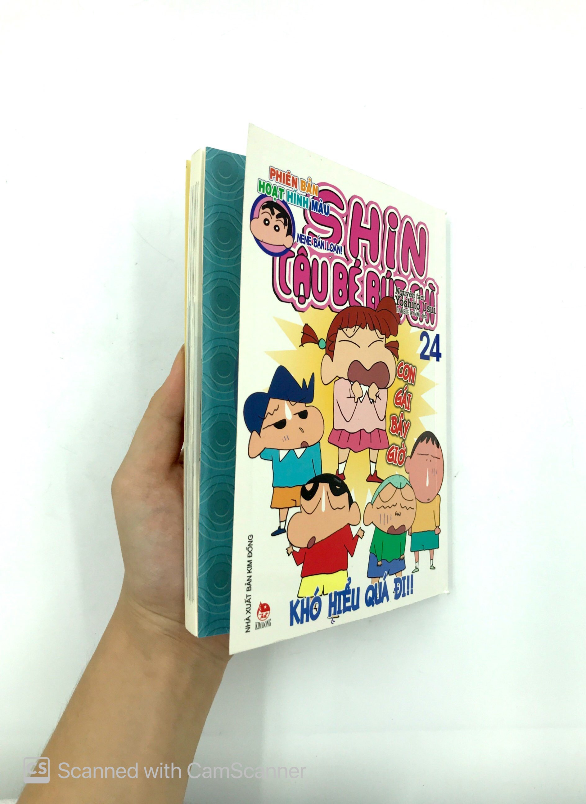 bộ shin - cậu bé bút chì - phiên bản hoạt hình màu - tập 24 (tái bản 2019)