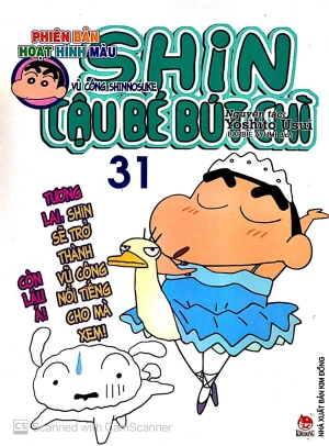 bộ shin - cậu bé bút chì - phiên bản hoạt hình màu - tập 31 (tái bản 2019)