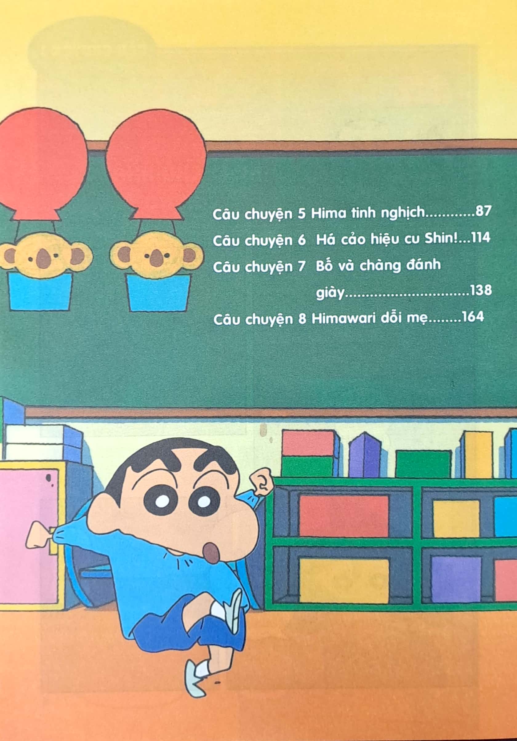 bộ shin - cậu bé bút chì - phiên bản hoạt hình màu - tập 35 - himawari dỗi mẹ (tái bản 2023)