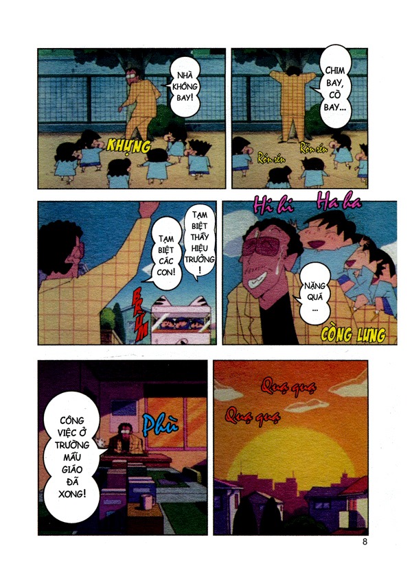 bộ shin - cậu bé bút chì - phiên bản hoạt hình màu - tập 36 - người bạn chính nghĩa- siêu nhân hiệu trưởng! (tái bản 2023)